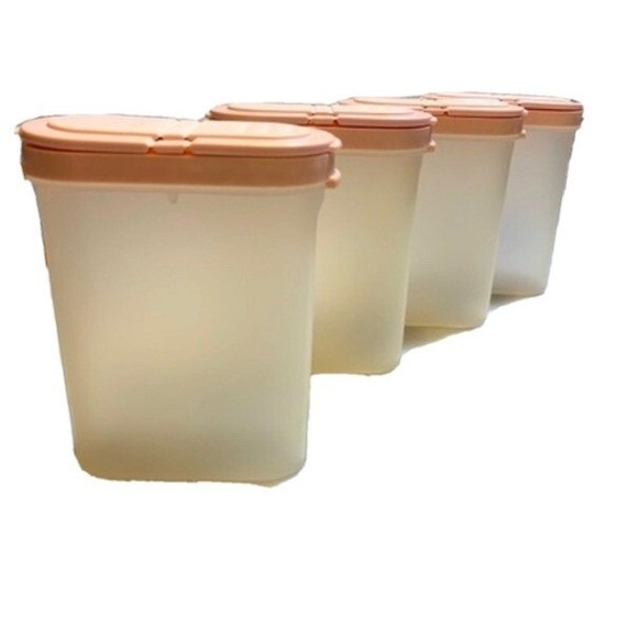 Tupperware Other - Vintage Retro Tupperware Modular Mates 4-Set 1970s Oval Spice Shakers Lidded